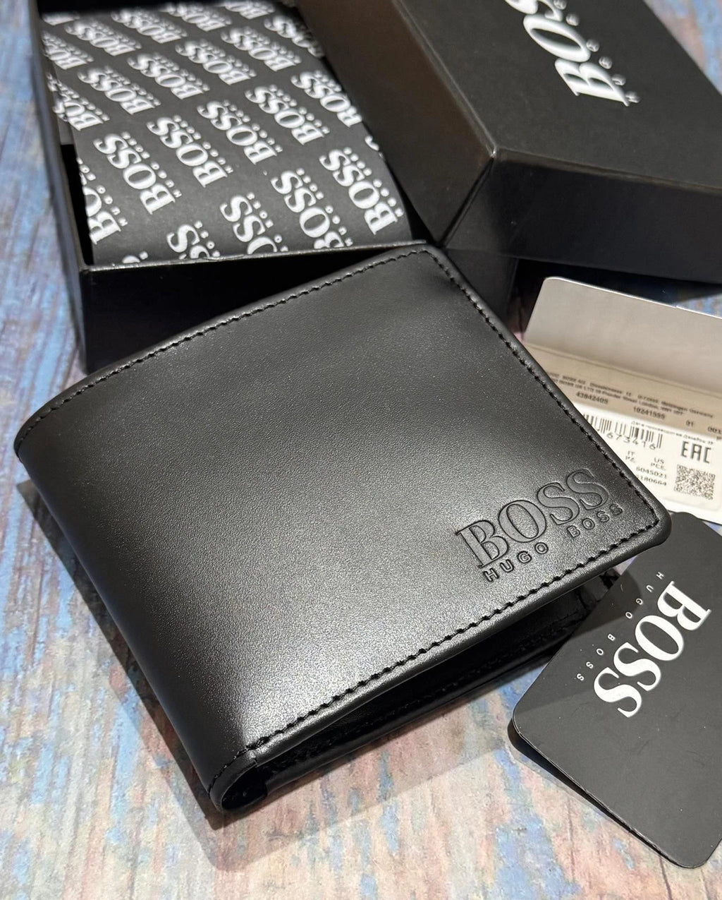 HUGO BOSS Asolo Bifold Leather Wallet with Coin Pocket