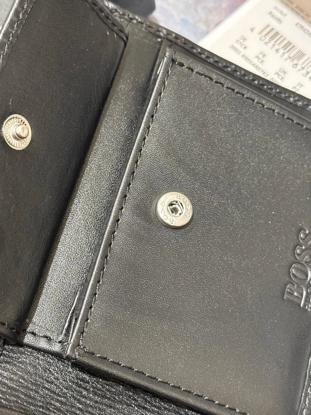 HUGO BOSS Asolo Bifold Leather Wallet with Coin Pocket