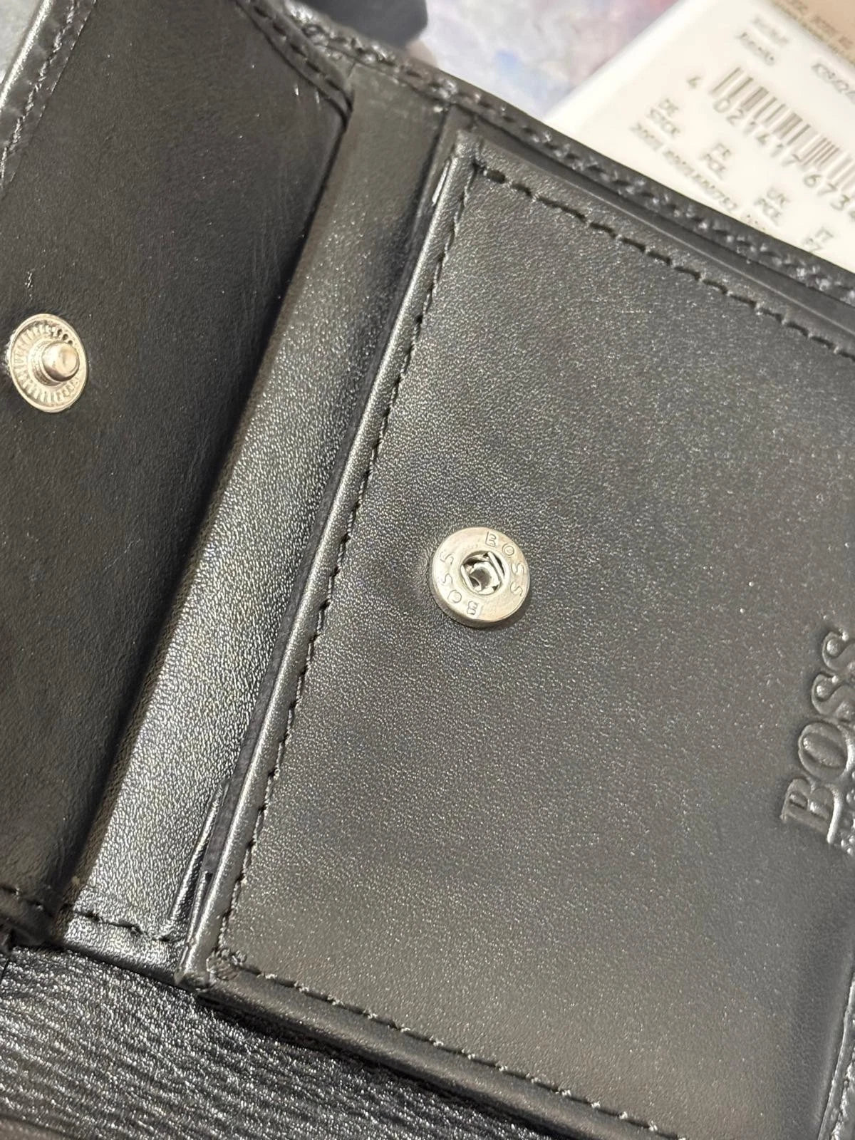 HUGO BOSS Asolo Bifold Leather Wallet with Coin Pocket