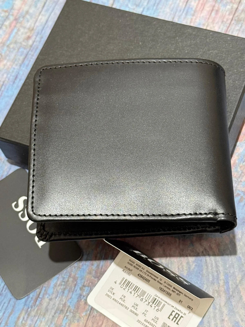 HUGO BOSS Asolo Bifold Leather Wallet with Coin Pocket